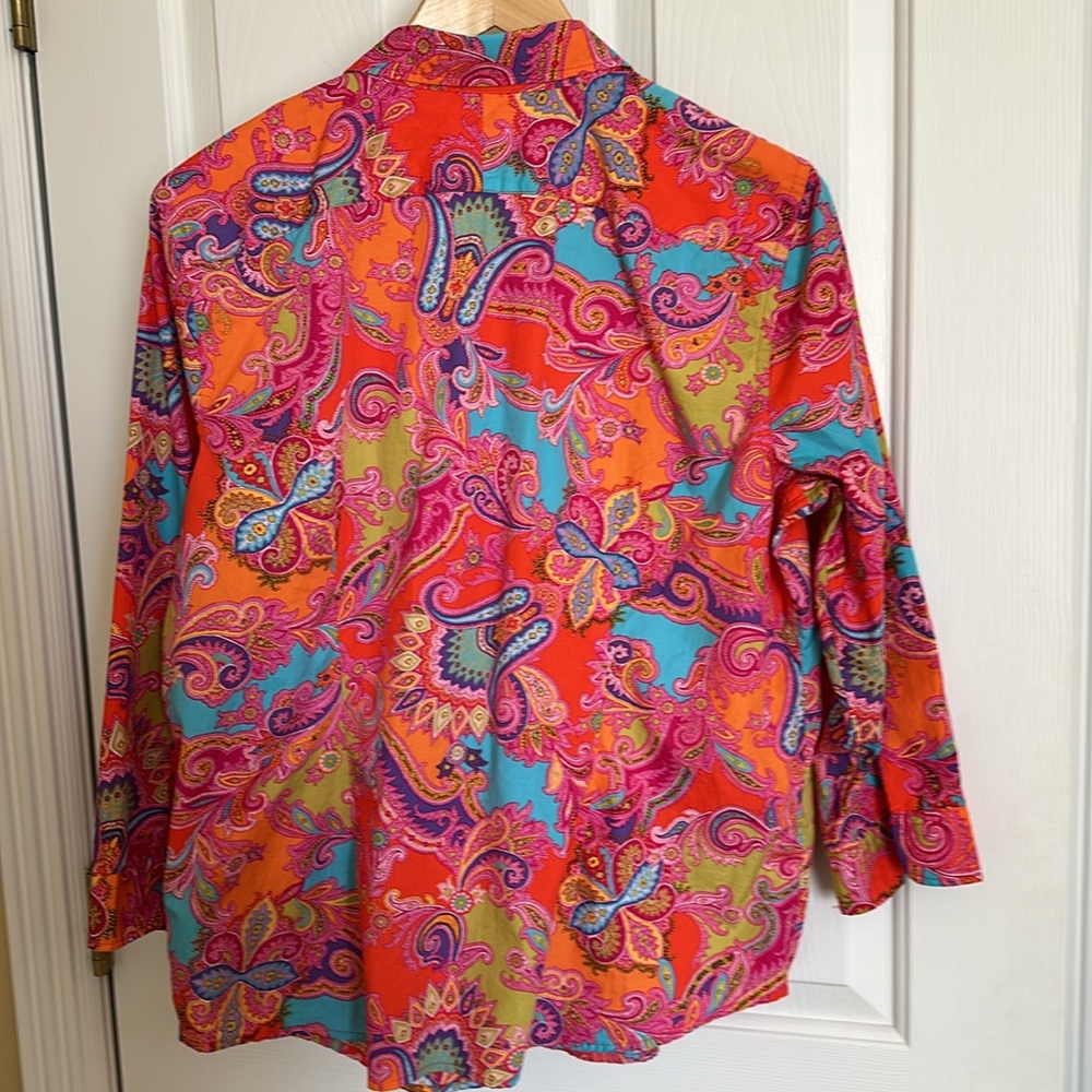 Chaps Button Blouse - image 4